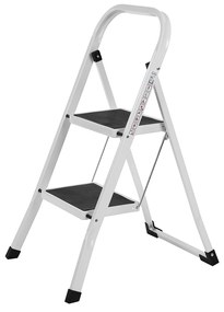 Összecsukható lépcső 2 fokos STEPLADDER, fehér