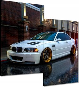 Vászonkép 60x60 Bmw alacsony profilú gumiabroncsok