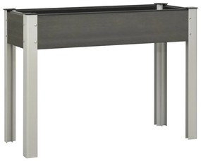 Szürke WPC kerti magaságyás 100 x 40 x 75 cm