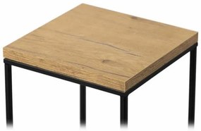 BASICLOFT virágtartó állvány 80x24 cm fekete/barna