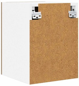 Függő szekrény polcokkal Riga 2 pcs Artisan tölgy és fehér