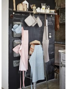 Arabesk világoskék pamut konyhai kötény - Tiseco Home Studio