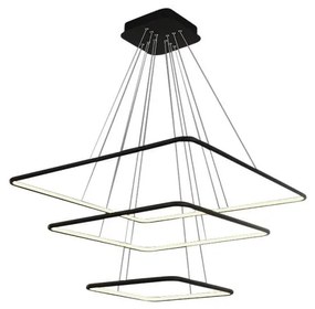 LED Csillár zsinóron NIX LED/117W/230V fekete