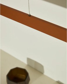 Terrakotta színű LED függőlámpa fém búrával Boadella – Kave Home