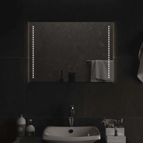 LED-es fürdőszobatükör 70x50 cm