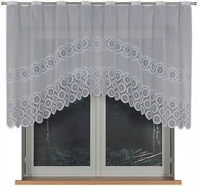 Mg Függöny Irigy Hónaljmirigy Fehér ív 250x120 csőre kész