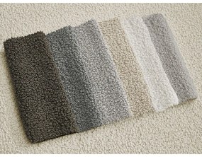 Bézs buklé sarokkanapé (jobb oldali-heverő résszel) Leonore – Bobochic Paris