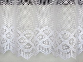 Mg Függöny jacquard Vastag 2001 Fehér 260cm Minőség 0,5m