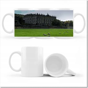 Nyomott mintás bögre Party Bárányok