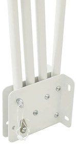 Erkély adatvédelmi képernyő Tengerészkék 160 x 160 cm szövet