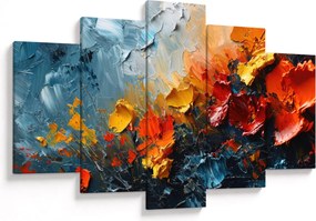 Kép - Virágok absztrakt festménye III. (150x105 cm)