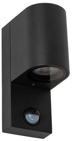 Lucide 69803/01/30 -Kültéri érzékelős lámpa ZARO 1xGU10/7W/230V IP65 fekete