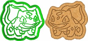 Pokemon Bulbasaur keksz lyukasztĂł forma 1 8cm