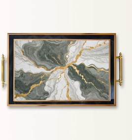 Üveg tálca, 38×24 cm – TPA10014