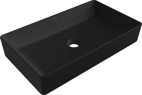 Mexen Nadia pultra szerelhető mosdó 62 x 35 cm, fekete matt - 21616085