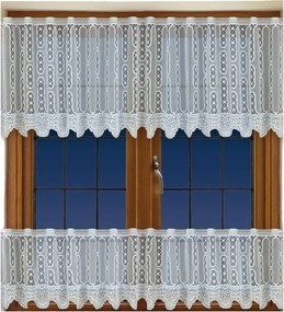 Mg Irigység jacquard 24863 Fehér 300x60 kész