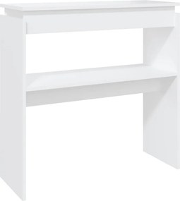vidaXL fehér szerelt fa tálalóasztal 80 x 30 x 80 cm