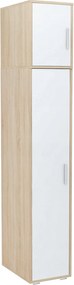 Bodo 1D4P szekrény Fehér-sonoma 2in1 Ufc Tartó