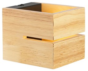 Rusztikus fali lámpa tölgyfa 9,7 cm - Transfer Groove