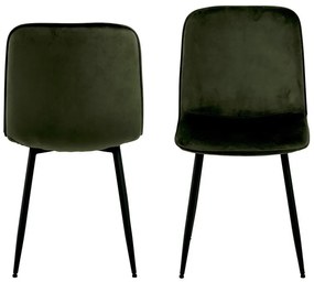 Design étkezőszék Damek olajzöld