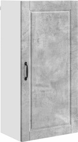 vidaXL Konyhaszekrény polcokkal Beton Szürke 50 x 31 x 100 cm Faanyag