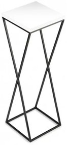 LOFT virágtartó állvány 70x24 cm fekete/fehér