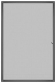 antracitszürke ablakszúnyogháló 90x120 cm