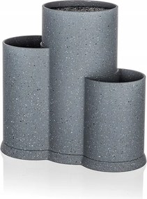 Késtartó állvány 3 rekeszes modern Gránit szürke