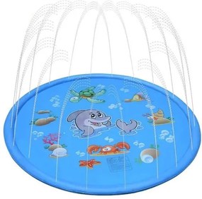 Kerti locsolócsőhöz csatlakoztatható spriccelő párna gyerekeknek