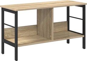 vidaXL Könyvespolc Sonoma tölgy 82 x 32 x 47 cm Faanyag