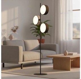 Állólámpa DRUMZ 3xE14/10W/230V fekete/szürke