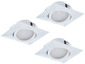 Eglo 95844 Pineda beépíthető lámpa, fehér, 3X500 lm, 3000K melegfehér, beépített LED, 3x6W, IP20
