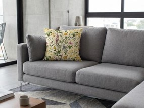 Díszpárnahuzat HERBELLE 45x45 cm, krém színű