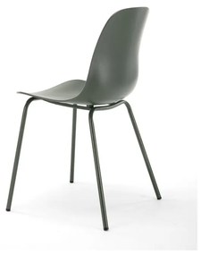 Zöld műanyag étkezőszék Whitby – Unique Furniture