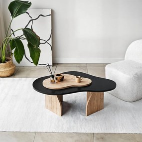 Melted - Black, Sapphire Oak
