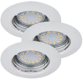 Rabalux 1046 - KÉSZLET 3xLED Beépíthető lámpa LITE 3xGU10-LED/3W/230V