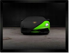 Poszter keretben 40x30 Lime sportautó