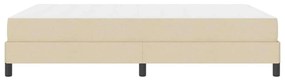 Boxrugós ágy matracmal Krém 160 x 200 cm szövet