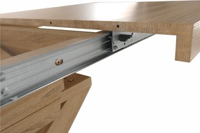 Étkezőasztal, tölgy, 160-200x90 cm, BONET NEW TIP 2