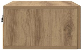 Éjjeliszekrény 2 pcs kézműves tölgy 35 x 35 x 20 cm Faanyag