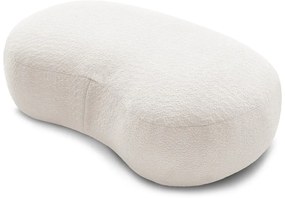 Fehér buklé szövet lábtartó Saint-Germain – Bobochic Paris