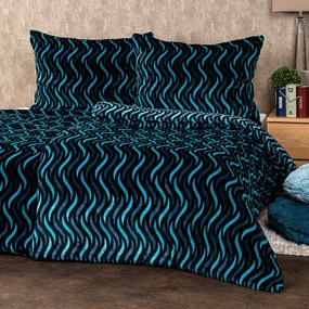 4Home Wave mikroflanel ágyneműhuzat, 140 x 220 cm, 70 x 90 cm