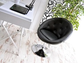 Fotel Lush 3 (fekete + króm). 1110204