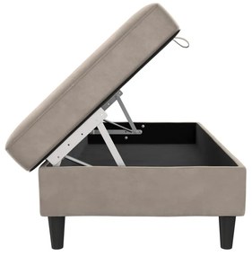 Szürke bársony lábtartó Hartford – Støraa