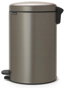 Szürke acél pedálos szemetes 20 l NewIcon – Brabantia
