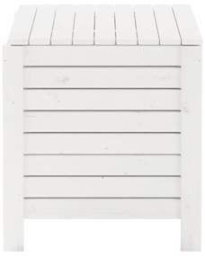 RANA fehér tömör fenyőfa tárolóláda fedéllel 100 x 49 x 54 cm
