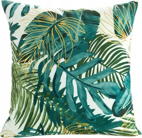 Davos díszpárnahuzat 40x40 Eurofirany fehér zöld