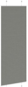 pliszírozott redőny antracit 75x200 cm szövetszélesség 74,4 cm
