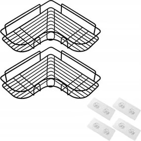Fürdőszobai Sarokpolc Yunke 2 Db