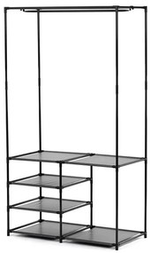 Fekete Fém Ruhafogas. GD-172 BK